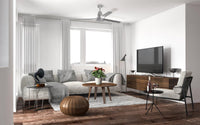 Craftmade - MND54BNK3 - 54" Ceiling Fan - Mondo 54 - Brushed Polished Nickel