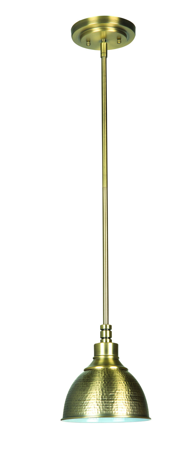 Craftmade - 35991-LB - One Light Mini Pendant - Timarron - Legacy Brass