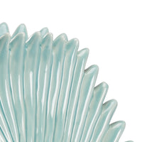Chelsea House Palm Leaf Vase - Seafoam