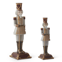 Set of 2 Nutcrackers with Staffs