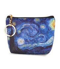 Design Shop Van Gogh'S Starry Night Keyring Coin Purse