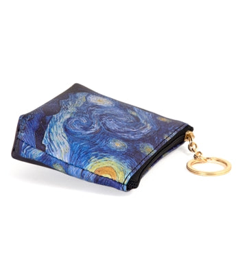 Design Shop Van Gogh'S Starry Night Keyring Coin Purse