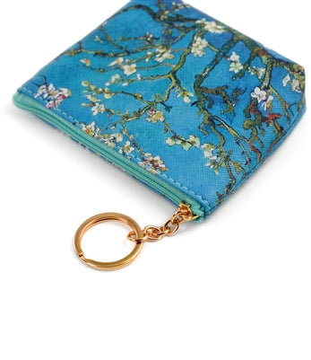 Design Shop Van Gogh'S Almond Blossoms Keyring Coin Purse