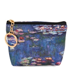 Design Shop Monet Water Lilies Keyring Coin Purse