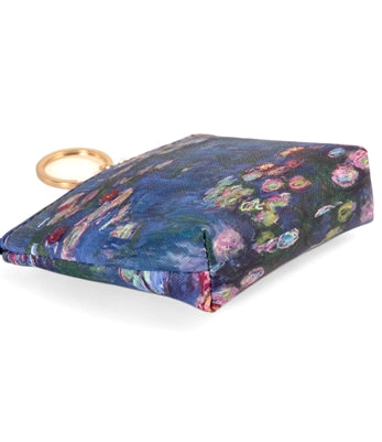 Design Shop Monet Water Lilies Keyring Coin Purse