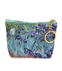 Design Shop Van Gogh'S Irises Keyring Coin Purse