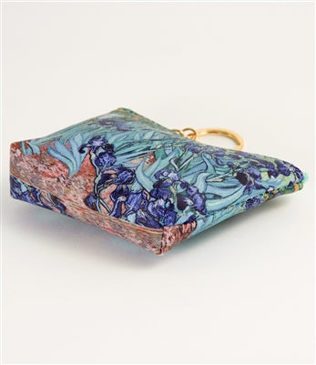 Design Shop Van Gogh'S Irises Keyring Coin Purse