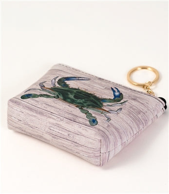 Design Shop Crab Keyring Coin Purse