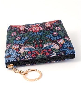 Design Shop Strawberry Thief Keyring Coin Purse