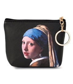 Design Shop Girl With A Pearl Keyring Coin Purse