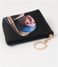 Design Shop Girl With A Pearl Keyring Coin Purse