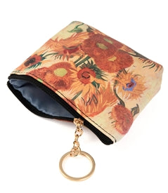 Design Shop Sunflowers Key Ring Coin Purse