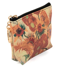 Design Shop Sunflowers Key Ring Coin Purse