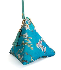 Design Shop Van Gogh'S Almond Blossoms Triangle Wristlet Clutch Purse