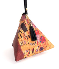 Design Shop The Kiss Triangle Wristlet Clutch Purse