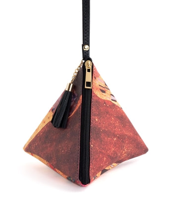 Design Shop The Kiss Triangle Wristlet Clutch Purse