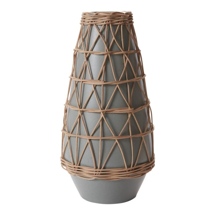 Design Shop Green Lissome Collection Vase, 6.5" X 12.75".