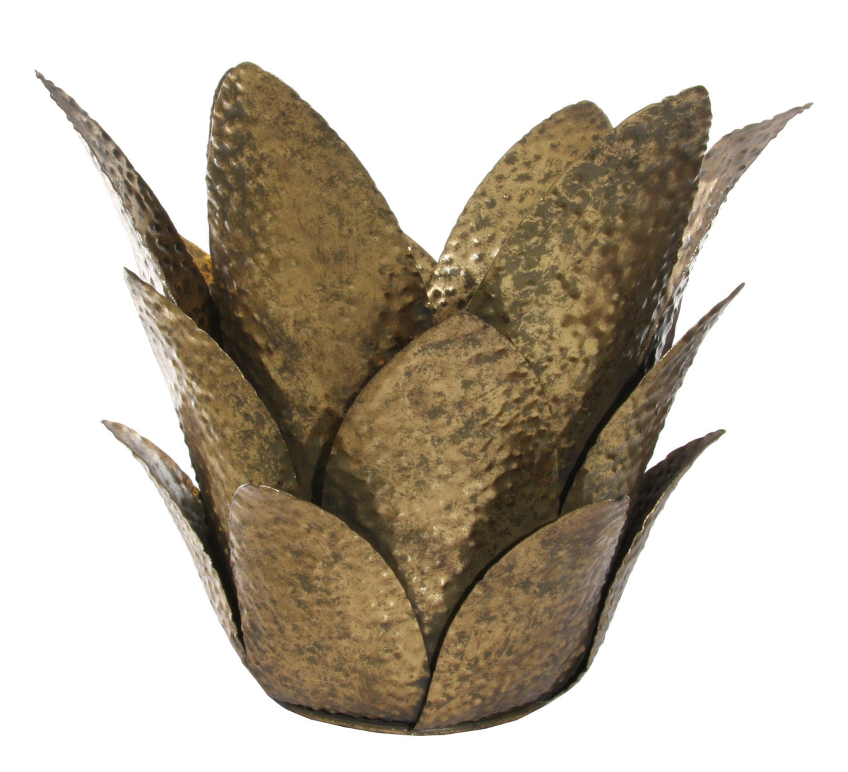 Design Shop Metal Agave Candle Holder Gold 23 Cm