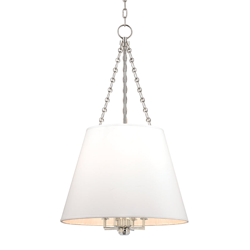 Hudson Valley - 6422-PN - Eight Light Pendant - Burdett - Polished Nickel