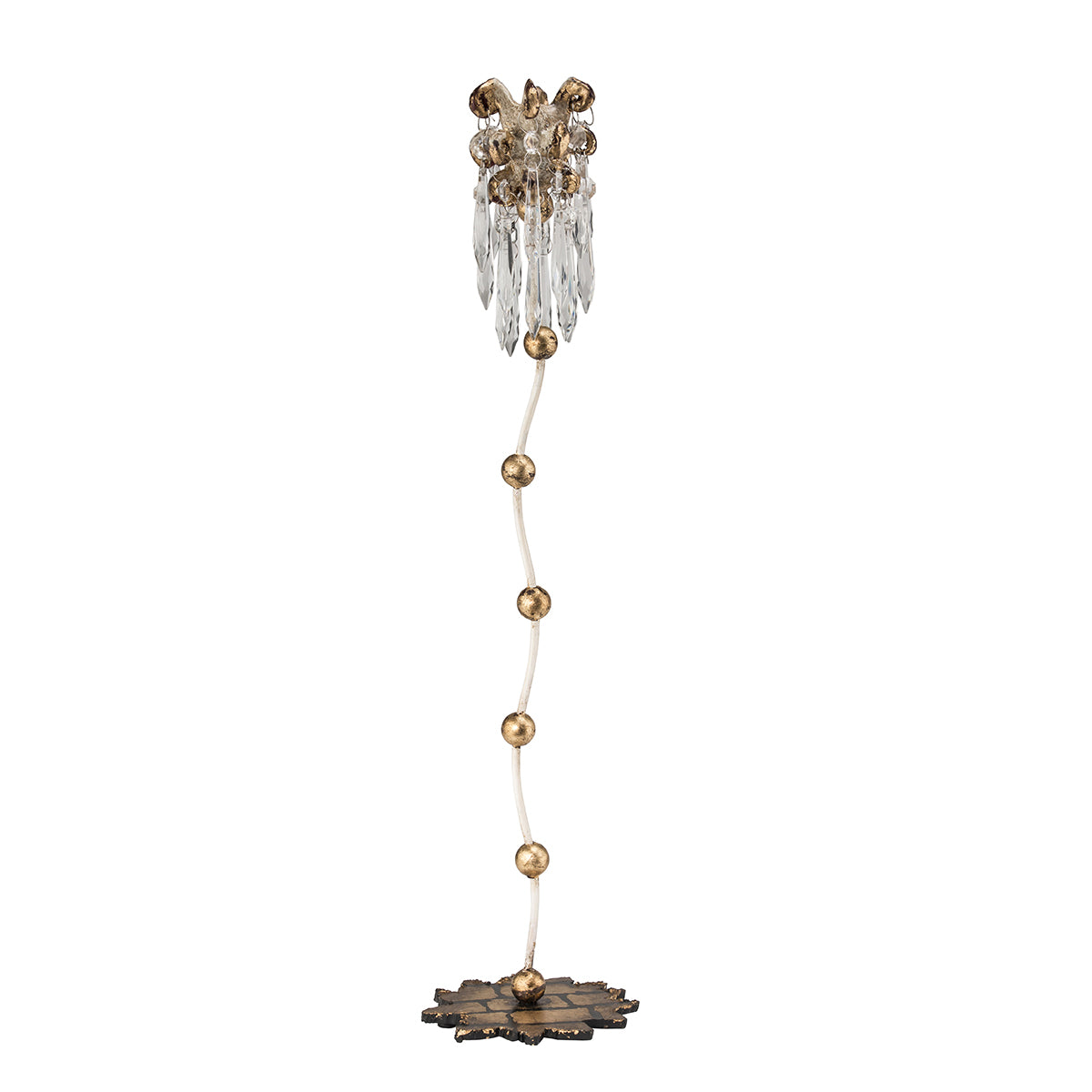 Lucas + McKearn - CS1060L - Candlestick Holder - Venetian - Gold Leaf
