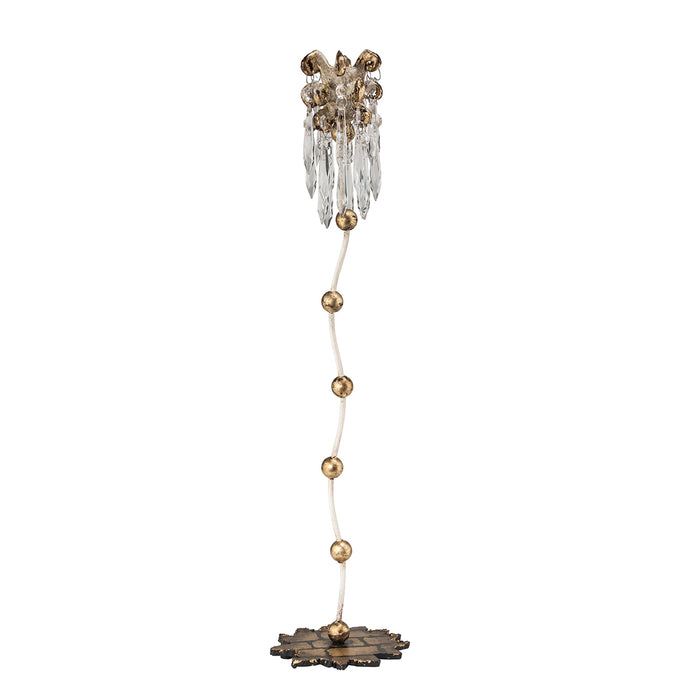 Lucas + McKearn - CS1060L - Candlestick Holder - Venetian - Gold Leaf