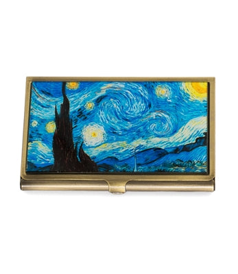 Design Shop Van Gogh'S Starry Night Vantage Card Case