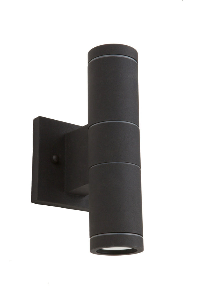 Artcraft Two Light Outdoor Wall Mount from the Nuevo collection in Black finish