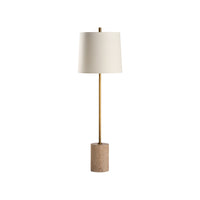 Chelsea House Lambeth Table Lamp-Travertine