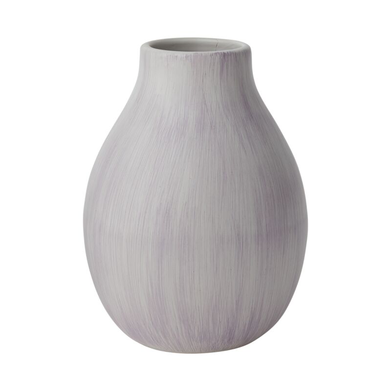 Design Shop Light-Purple Verbena Vase, 4.5" X 5.75", Set of 2.