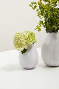 Design Shop Light-Purple Verbena Vase, 4.5" X 5.75", Set of 2.