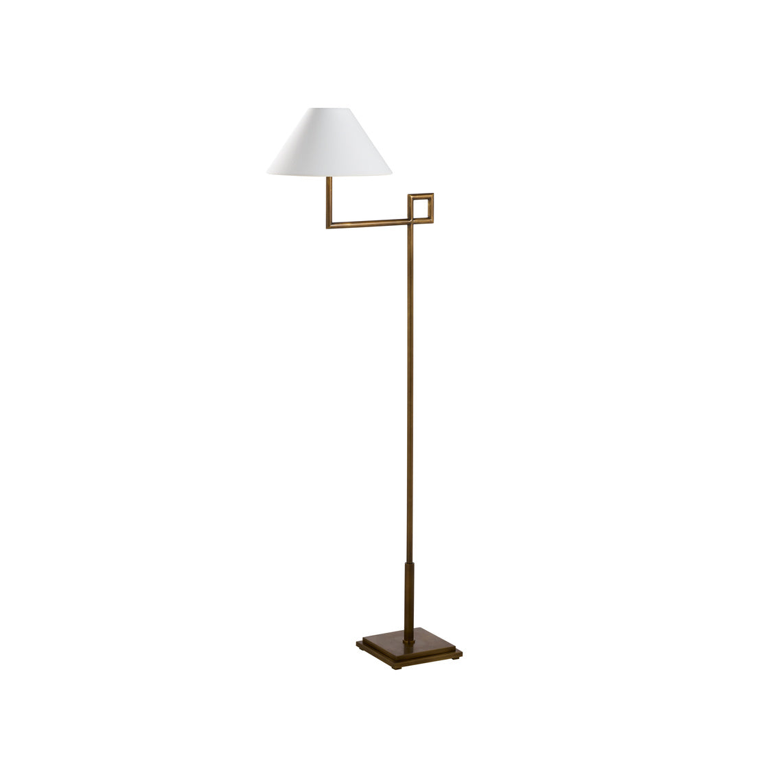 Chelsea House St. Dunstan Floor Lamp - Aged Brass
