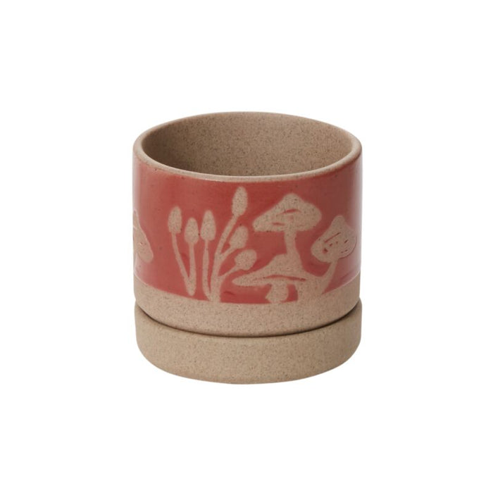 Design Shop Red Scavenger Pot, 3.5" X 3.5", Set of 2.