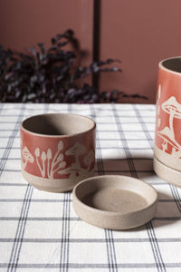 Design Shop Red Scavenger Pot, 3.5" X 3.5", Set of 2.