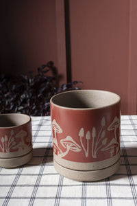 Design Shop Red Scavenger Pot, 5" X 5.5".