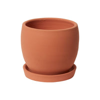 Design Shop Baden Pot with Saucer 7.25"x 6.75"