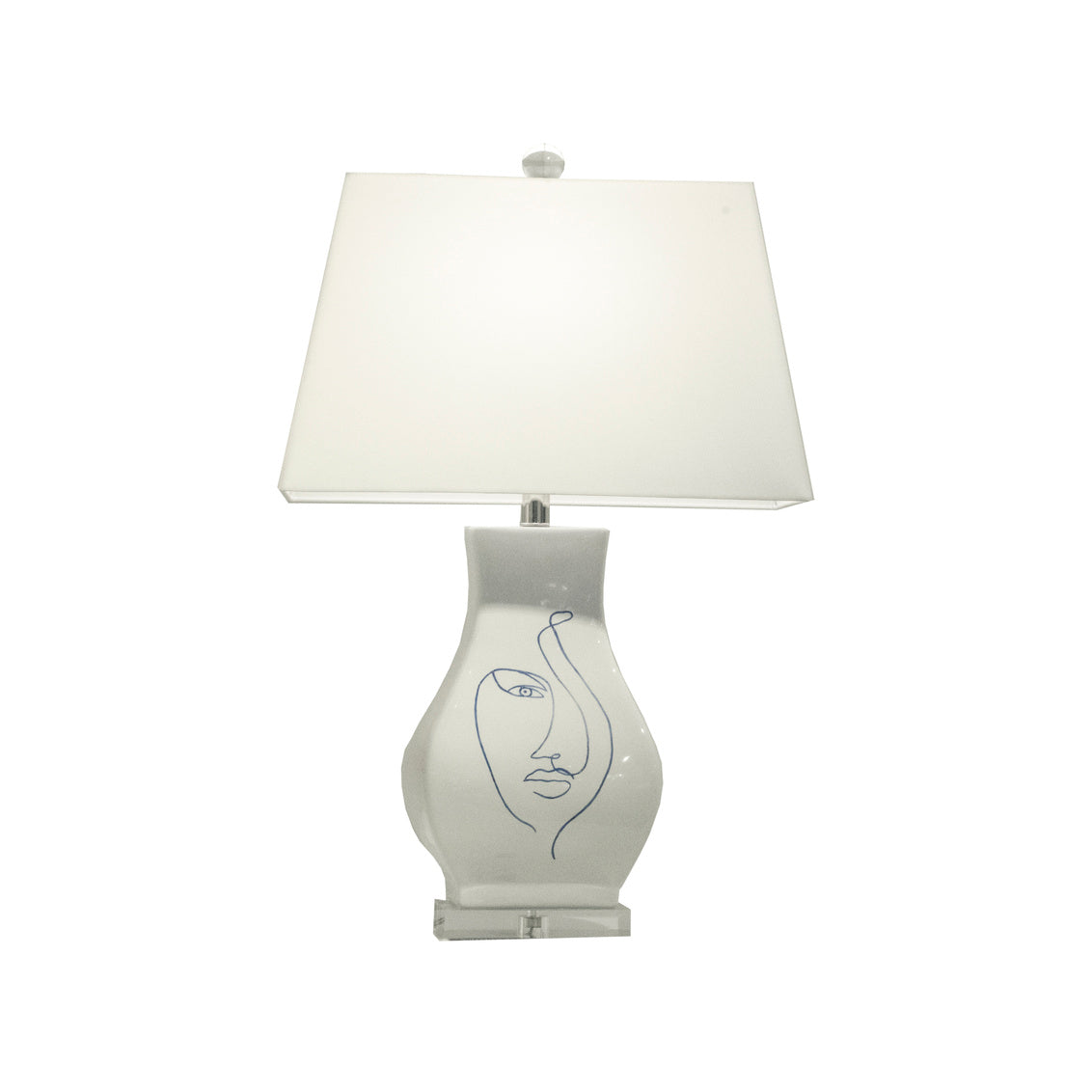 Wildwood Abstract Portrait I Lamp