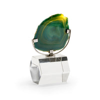 Chelsea House Small Agate On Stand - Green