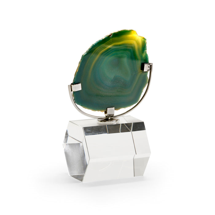 Chelsea House Small Agate On Stand - Green