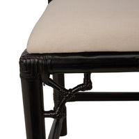 Chelsea House Chippendale Bamboo Chair - Cracked Pepper