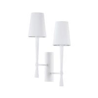 Wildwood Dumas Plaster Sconce - White (Right)