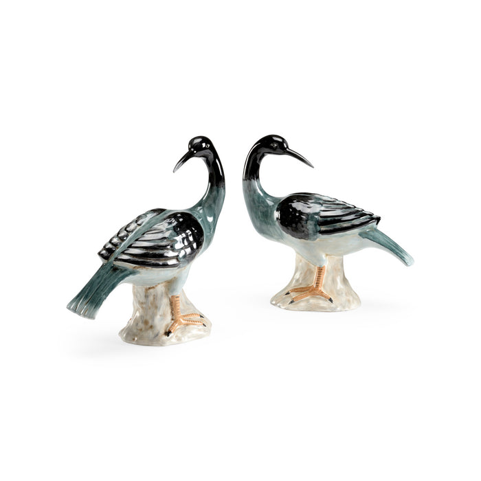 Chelsea House Loon Sculptures - Green (Pr)