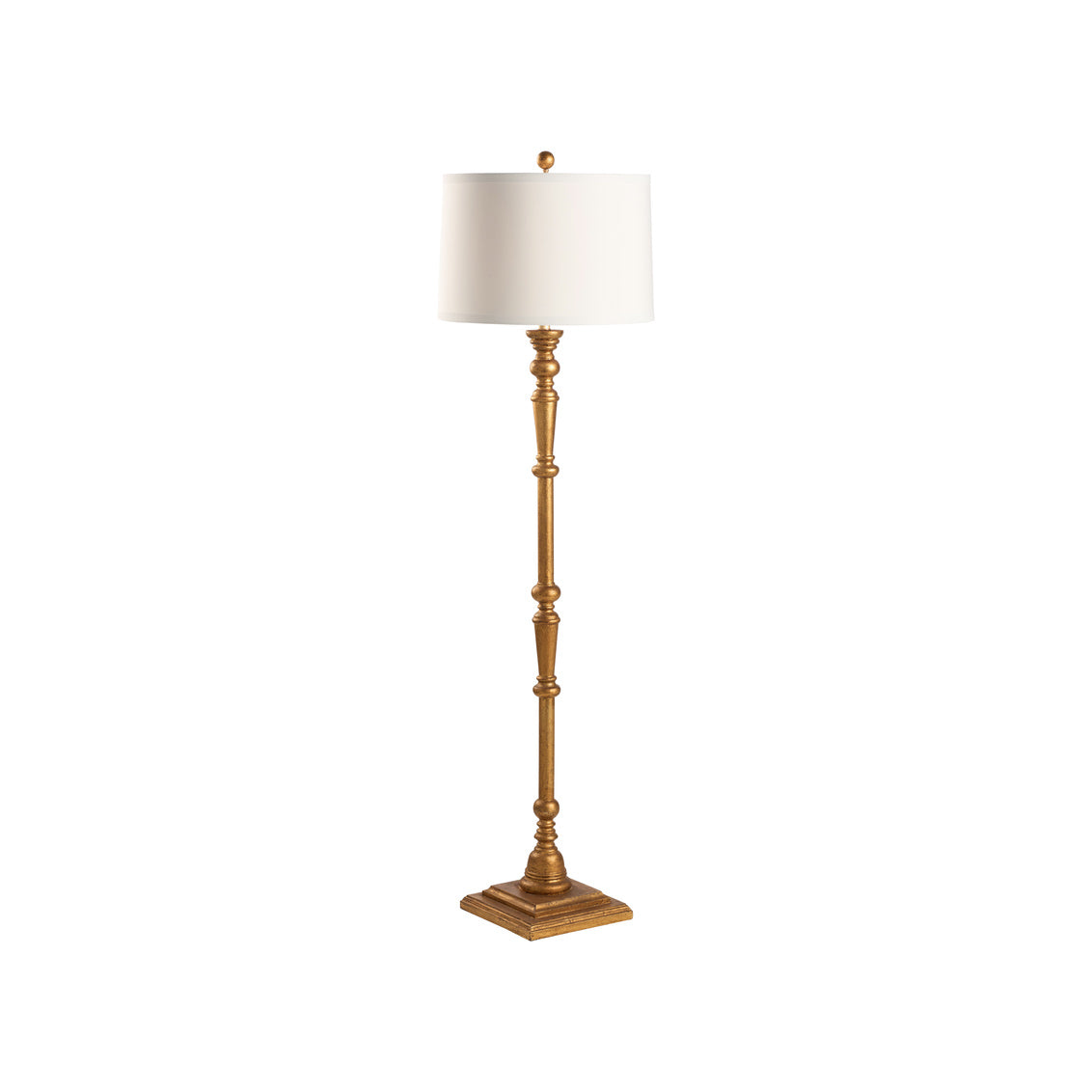 Chelsea House Beatrice Floor Lamp - Aged Gold