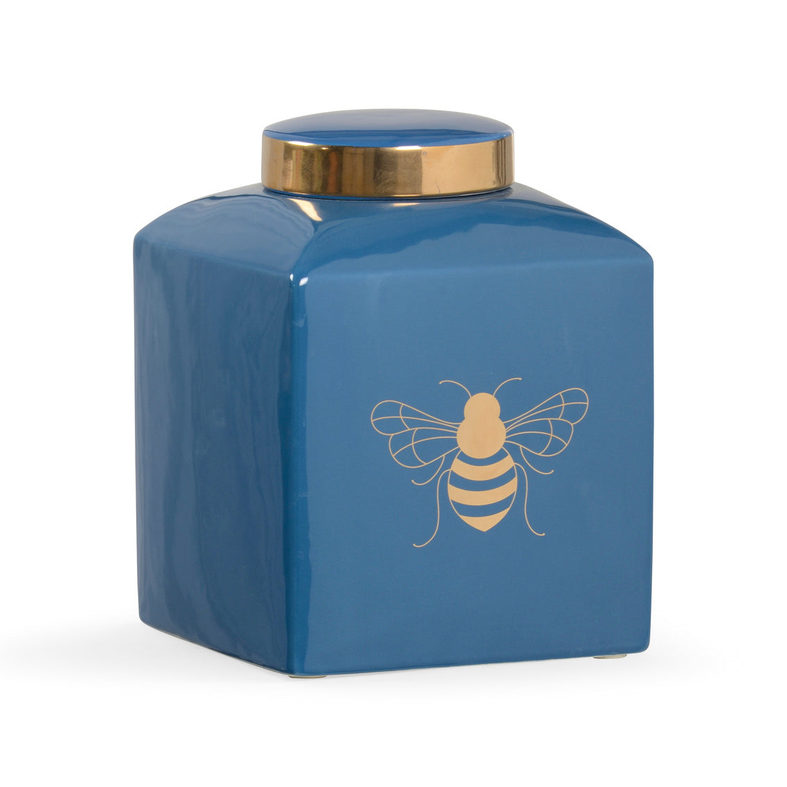 Chelsea House Bee Gracious Ginger Jar - Blue