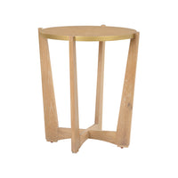 Chelsea House Ardoise Side Table - Cerused Oak