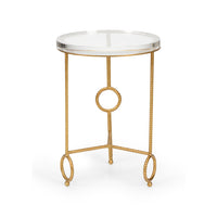 Chelsea House Yonkers Side Table - Acrylic