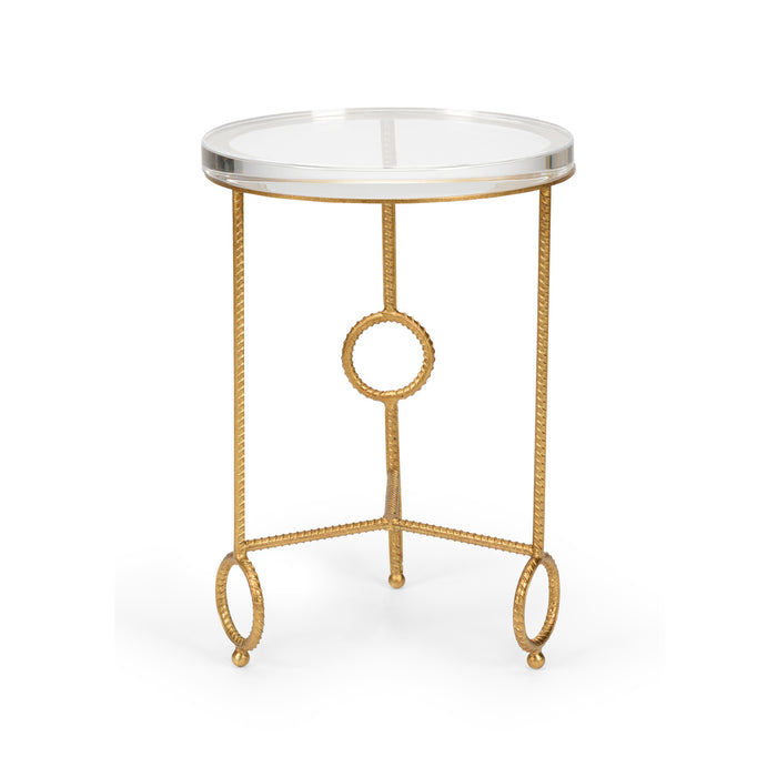 Chelsea House Yonkers Side Table - Acrylic