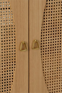 Chelsea House Petite Caned Bar Cabinet