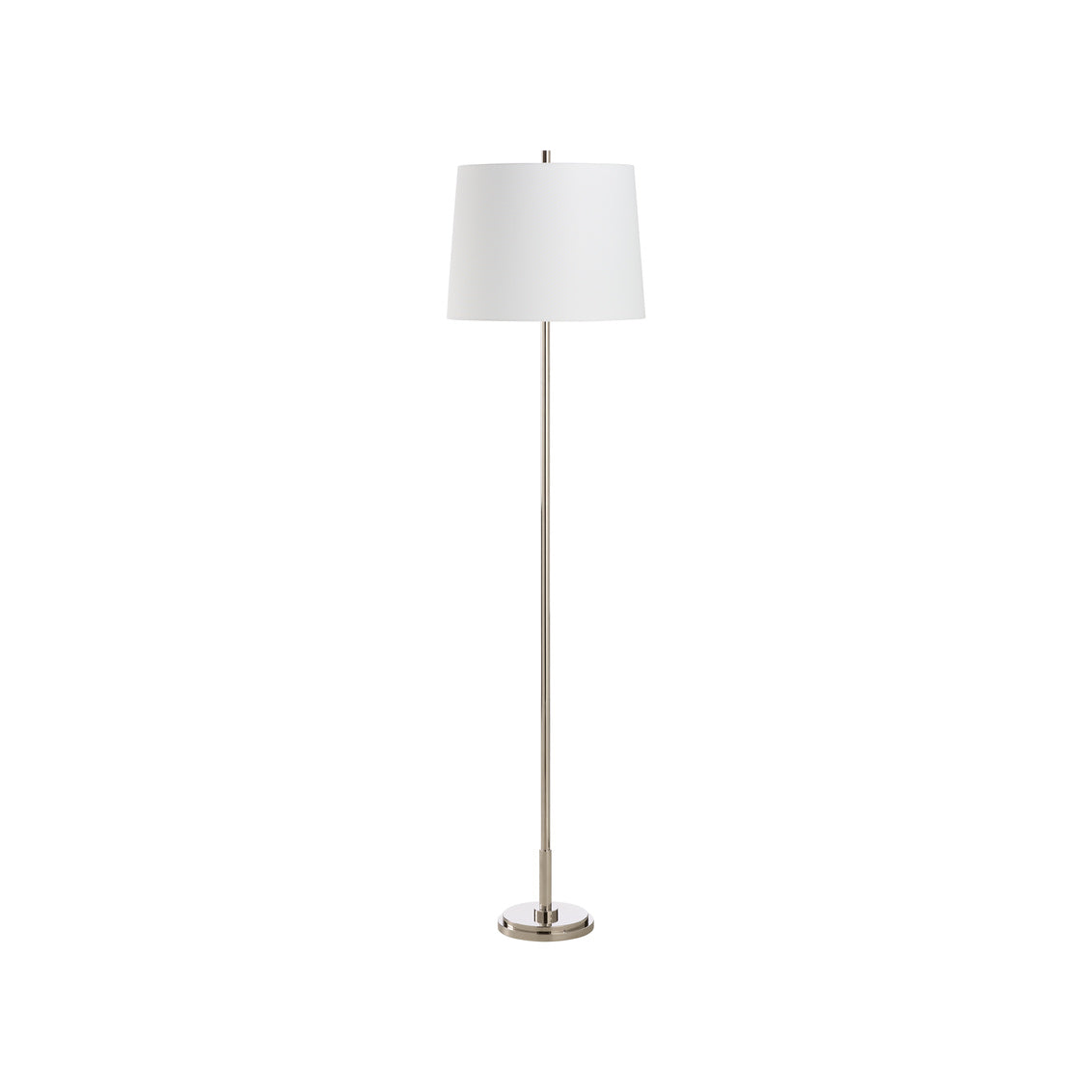 Chelsea House Underwood Floor Lamp - Polished Nickel