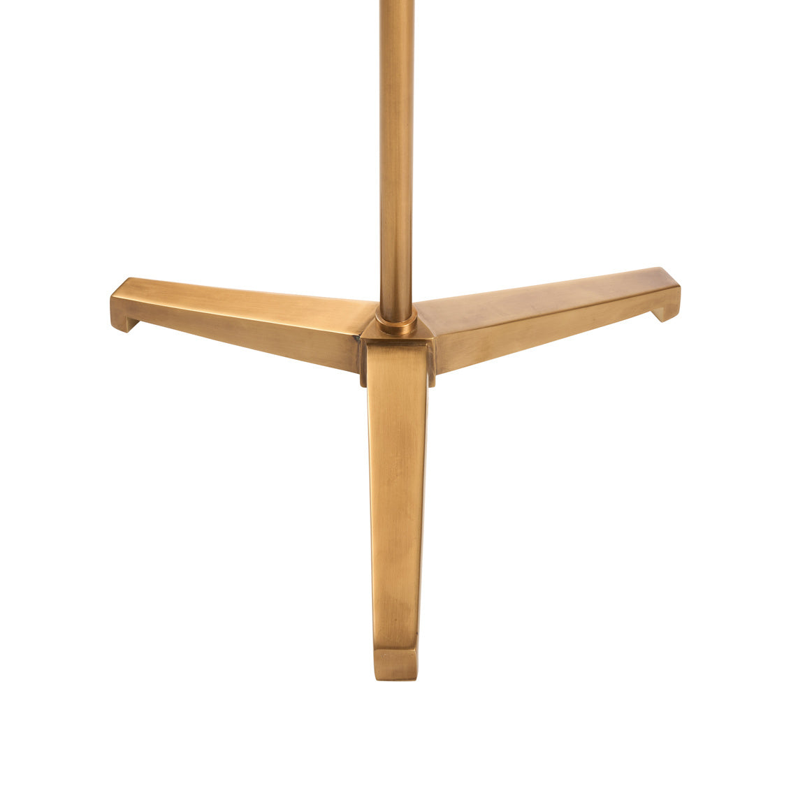 Chelsea House Blythwood Floor Lamp w/  Glass Table - Aged Brass