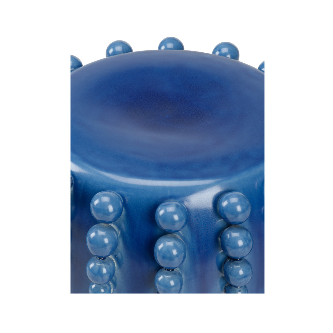 Chelsea House Sea Urchin Garden Stool -Blue